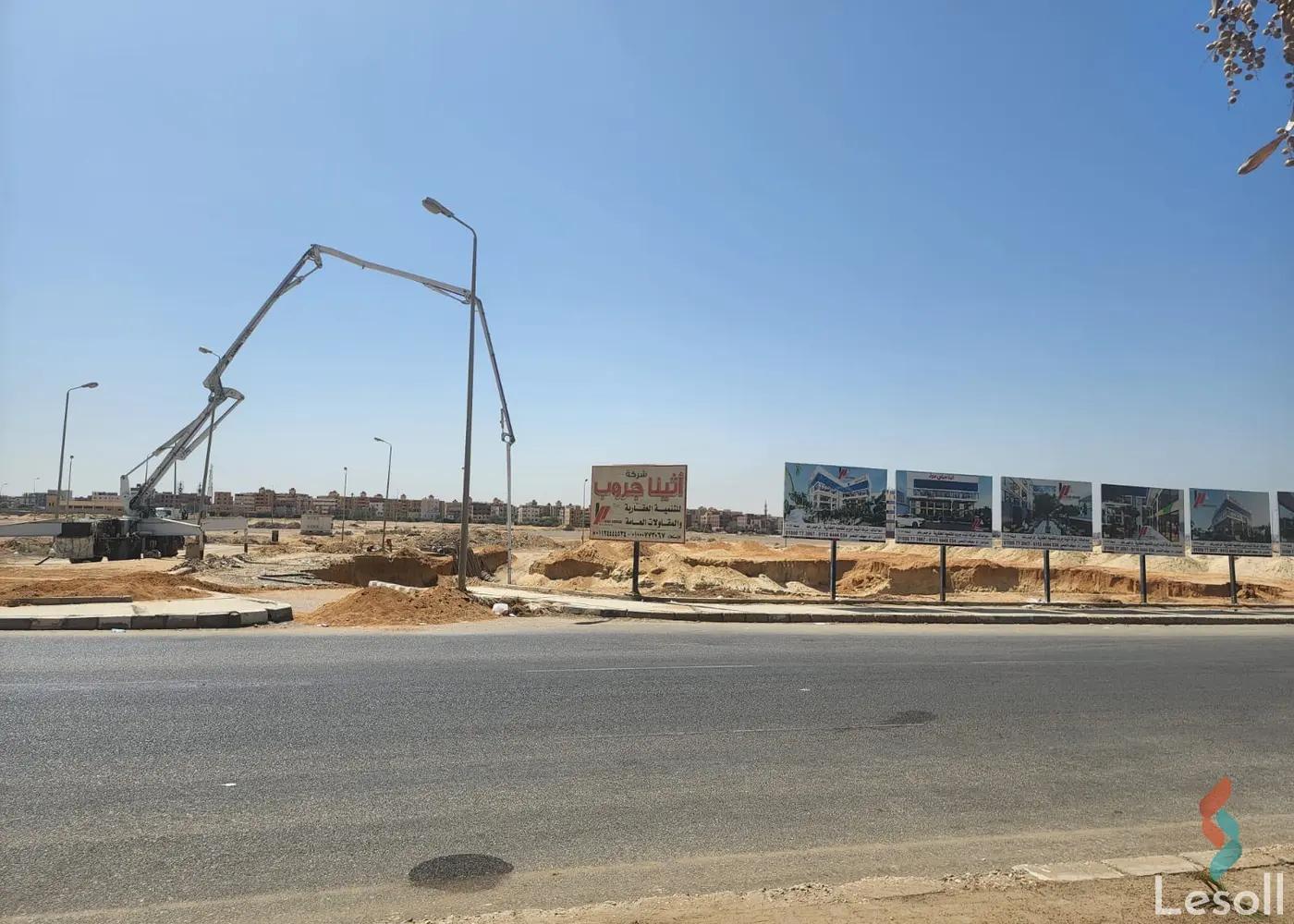 Land building for sale with an area of 1344 meters in Badr City Cairo