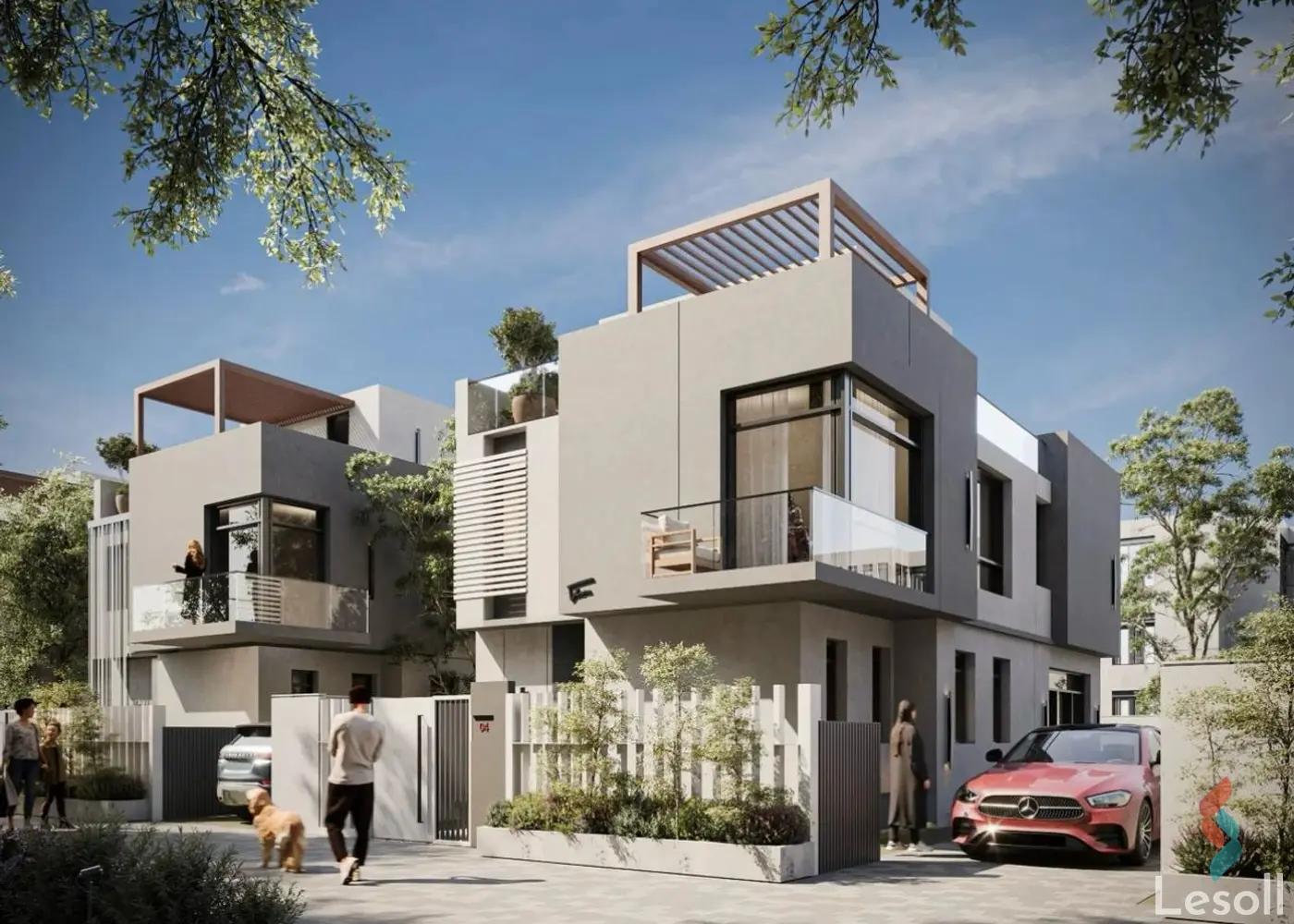 Villa for sale with an data.area 240 meters and 4 data.rooms in 5th Settlement Cairo - All Images