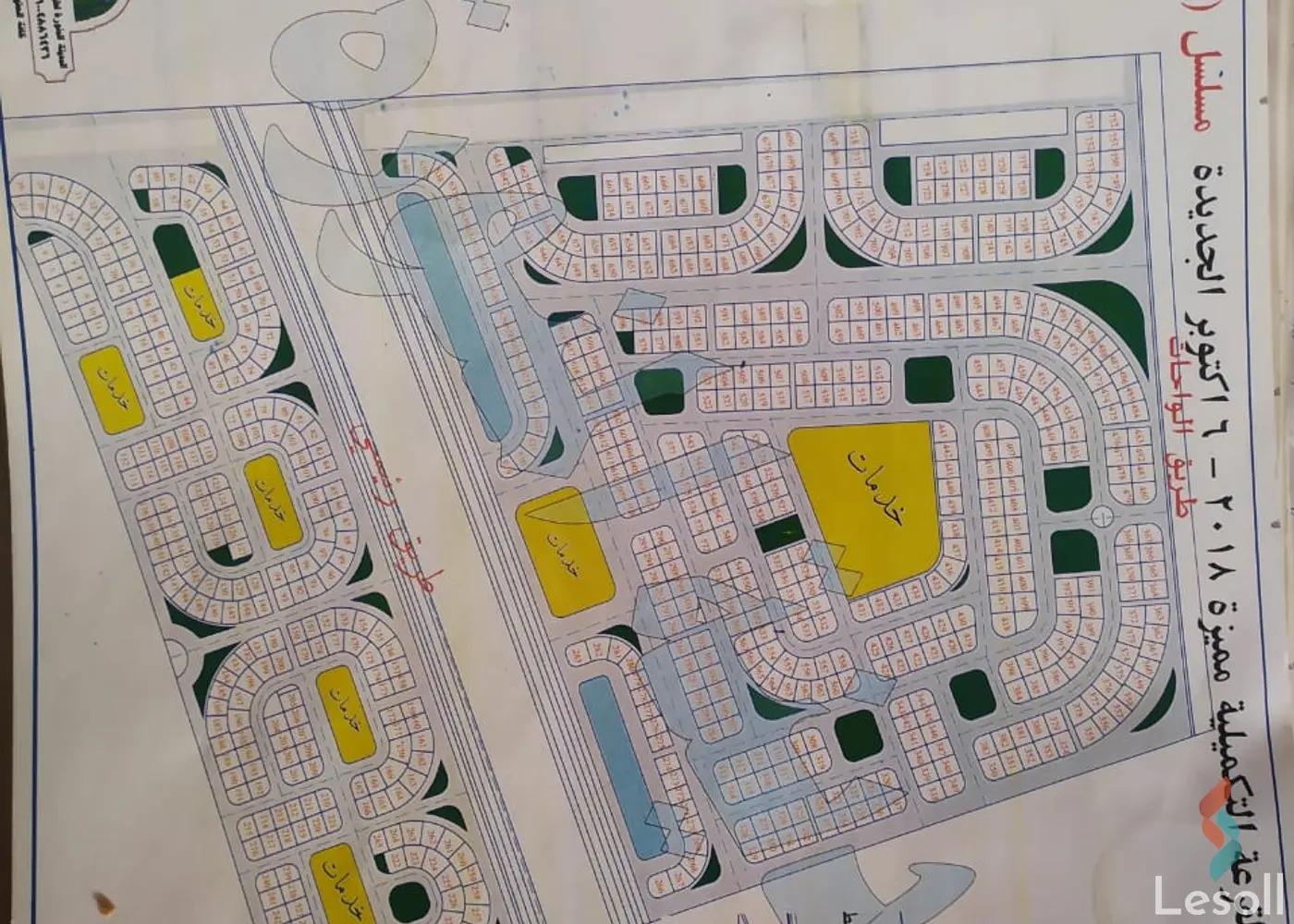 Land building for sale with an area of 540 meters in October 6 Giza