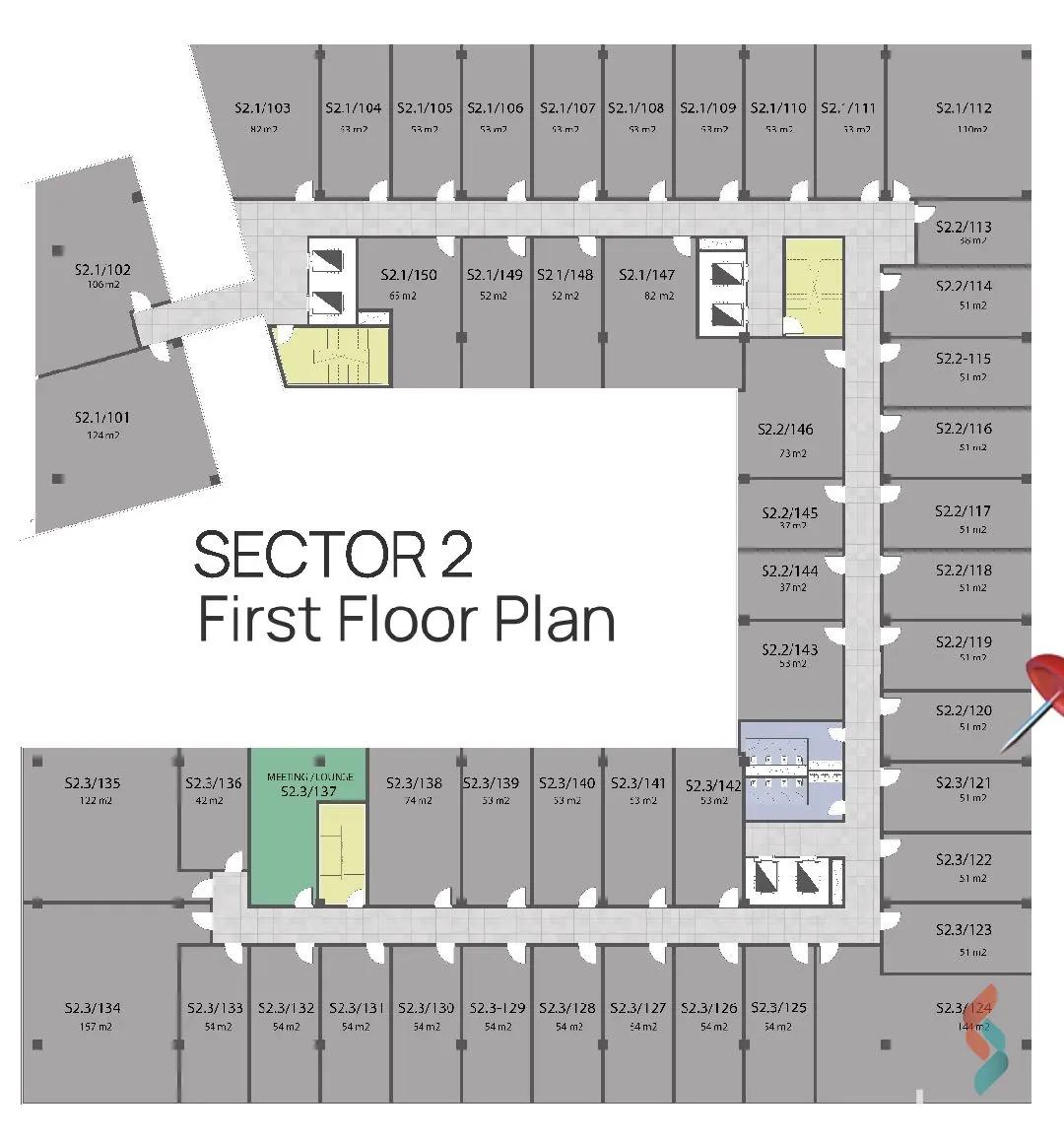 Office for sale with an area of 53 meters in Capital New Cairo - Image 3