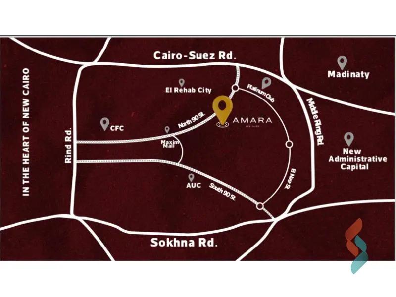 شقة للبيع بمساحة 362 متر و 3 غرف في التجمع الخامس القاهرة - صورة 4