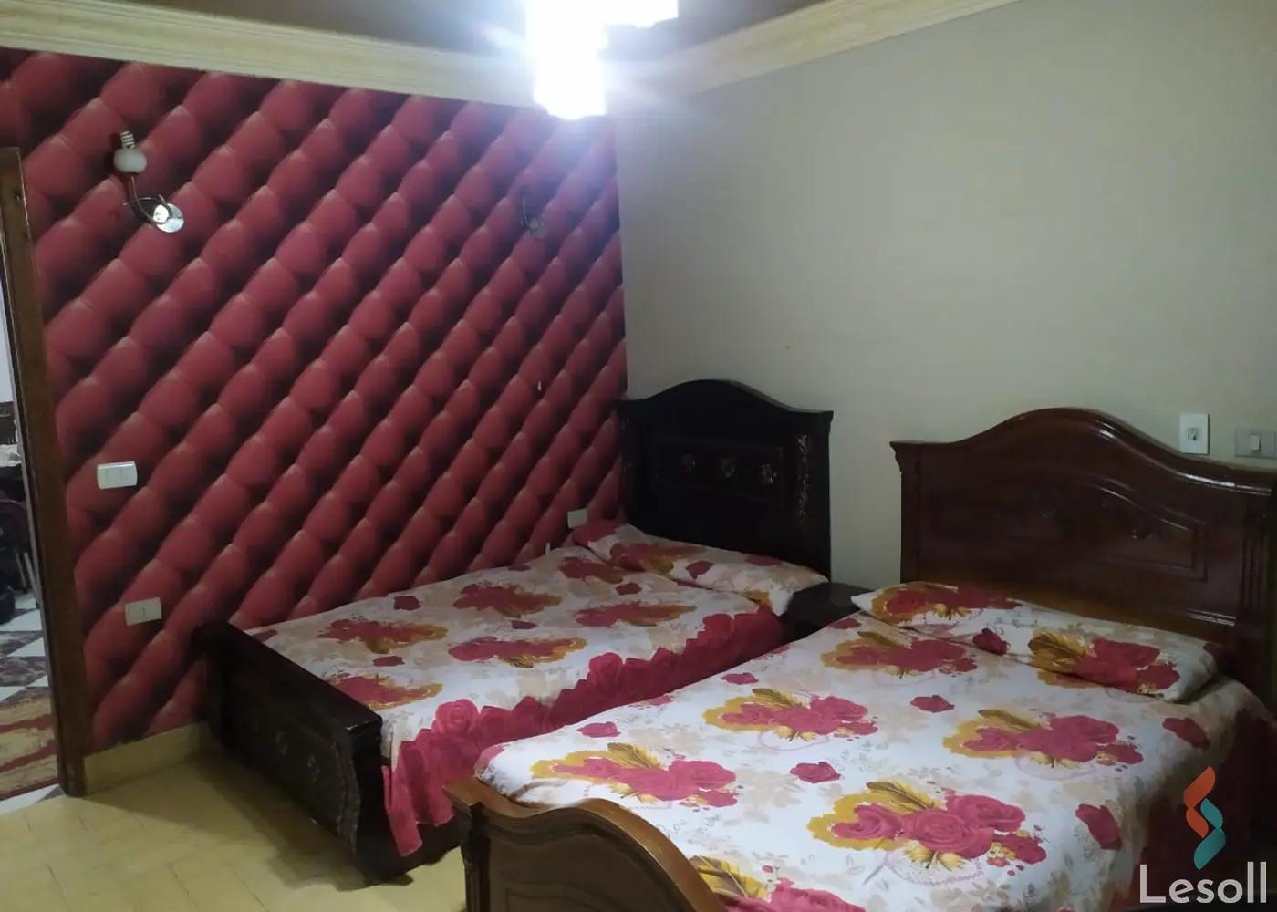 Apartment with garden for monthly rent with an data.area 110 meters and 2 rooms in October 6 Giza