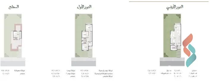 فيلا للبيع بمساحة 198 متر و 4 غرف في القاهرة الجديدة القاهرة - صورة 2