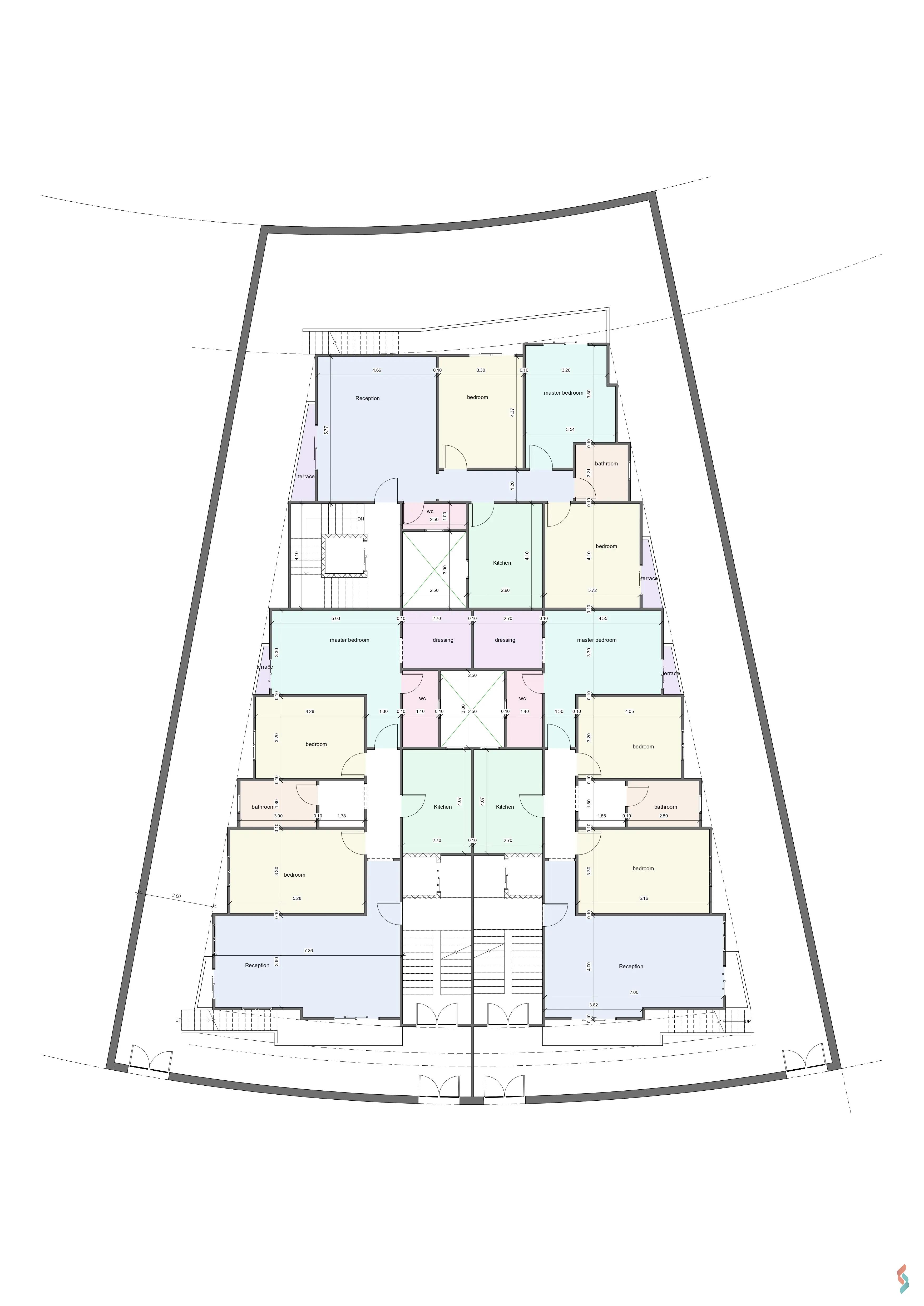 Apartment for sale with an data.area 257 meters and 3 data.rooms in New Damietta Damietta