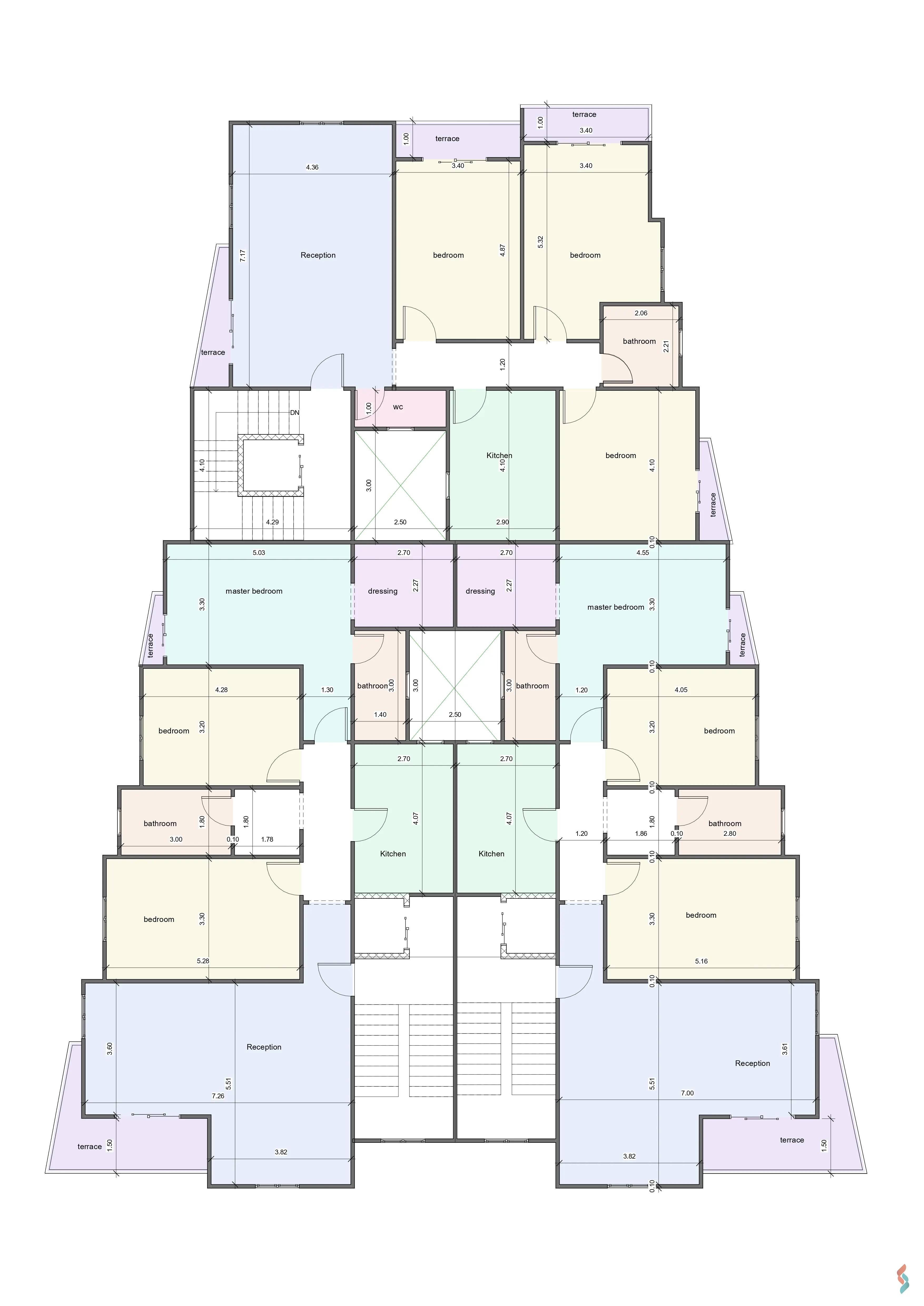 Apartment for sale with an data.area 257 meters and 3 data.rooms in New Damietta Damietta