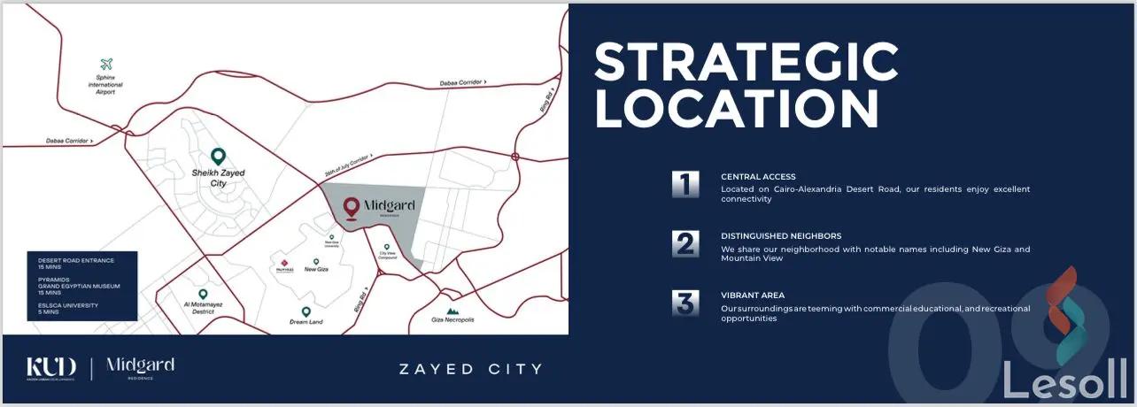 Apartment with garden for sale with an data.area 186 meters and 4 data.rooms in Cheikh Zayed Giza - Image 3