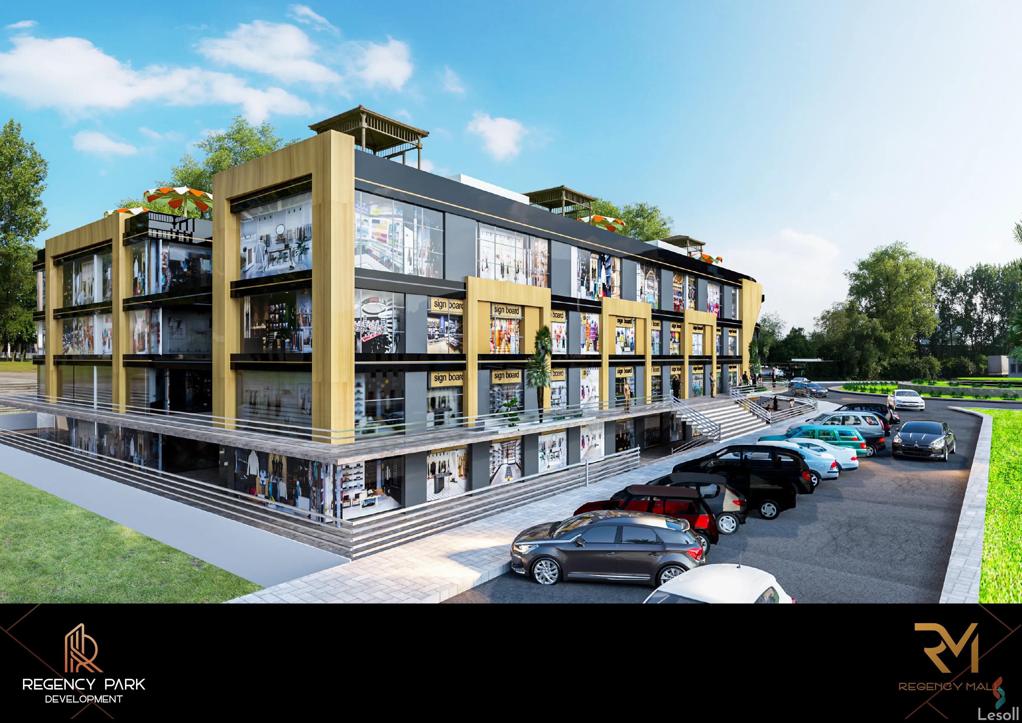 Retail for sale with an area of 38 meters in Hadayek October Giza - All Images