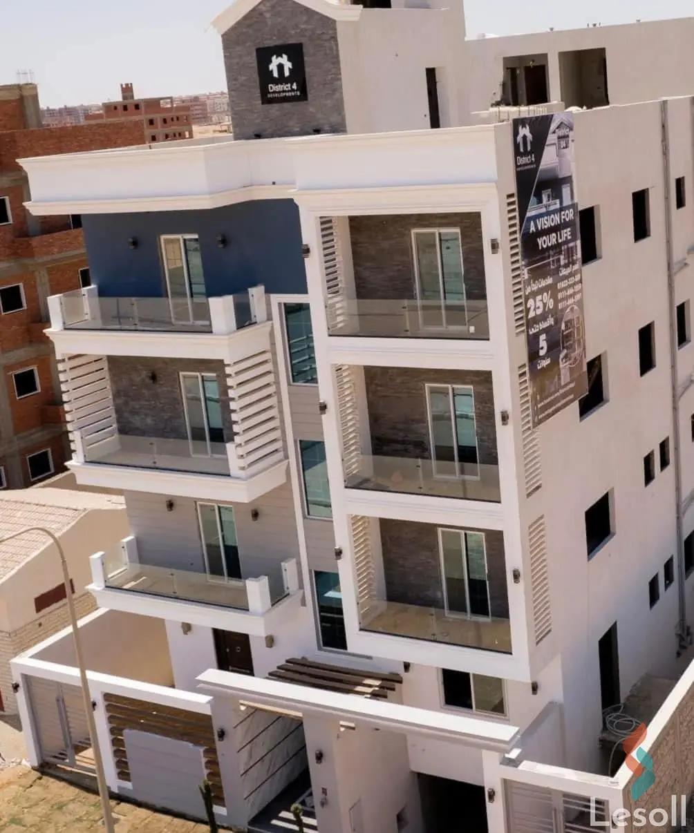 شقة للبيع بمساحة 135 متر و غرفتان في حدائق اكتوبر الجيزة - صورة 2