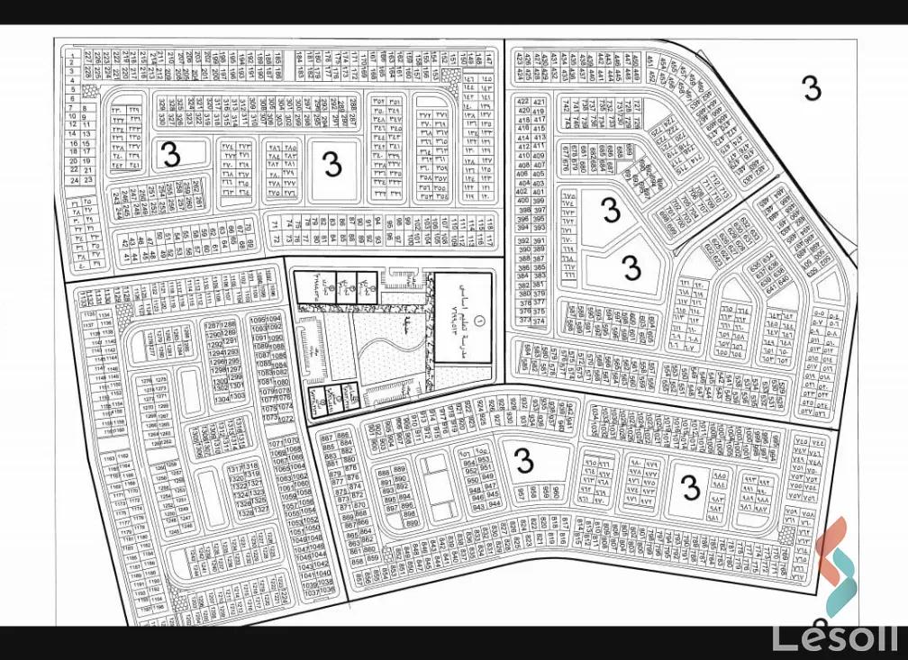 Land building for sale with an area of 209 meters in Badr City Cairo