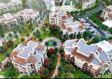 شقة بحديقة للبيع بمساحة 171 متر و 3 غرف في العاصمة الإدارية القاهرة