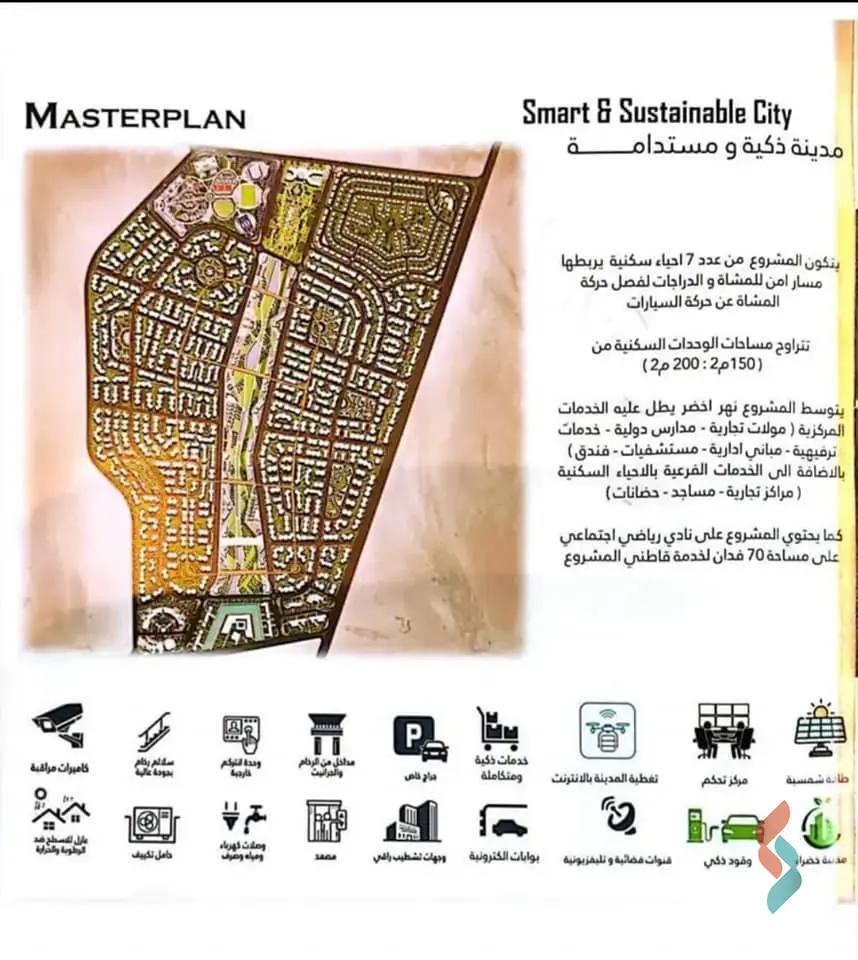 Apartment with garden for sale with an data.area 171 meters and 3 data.rooms in Capital New Cairo - All Images