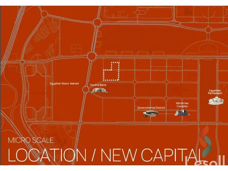 Office for sale with an area of 89 meters in Capital New Cairo - All Images