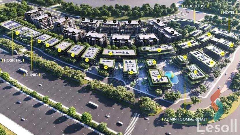 Office for sale with an area of 55 meters in 5th Settlement Cairo