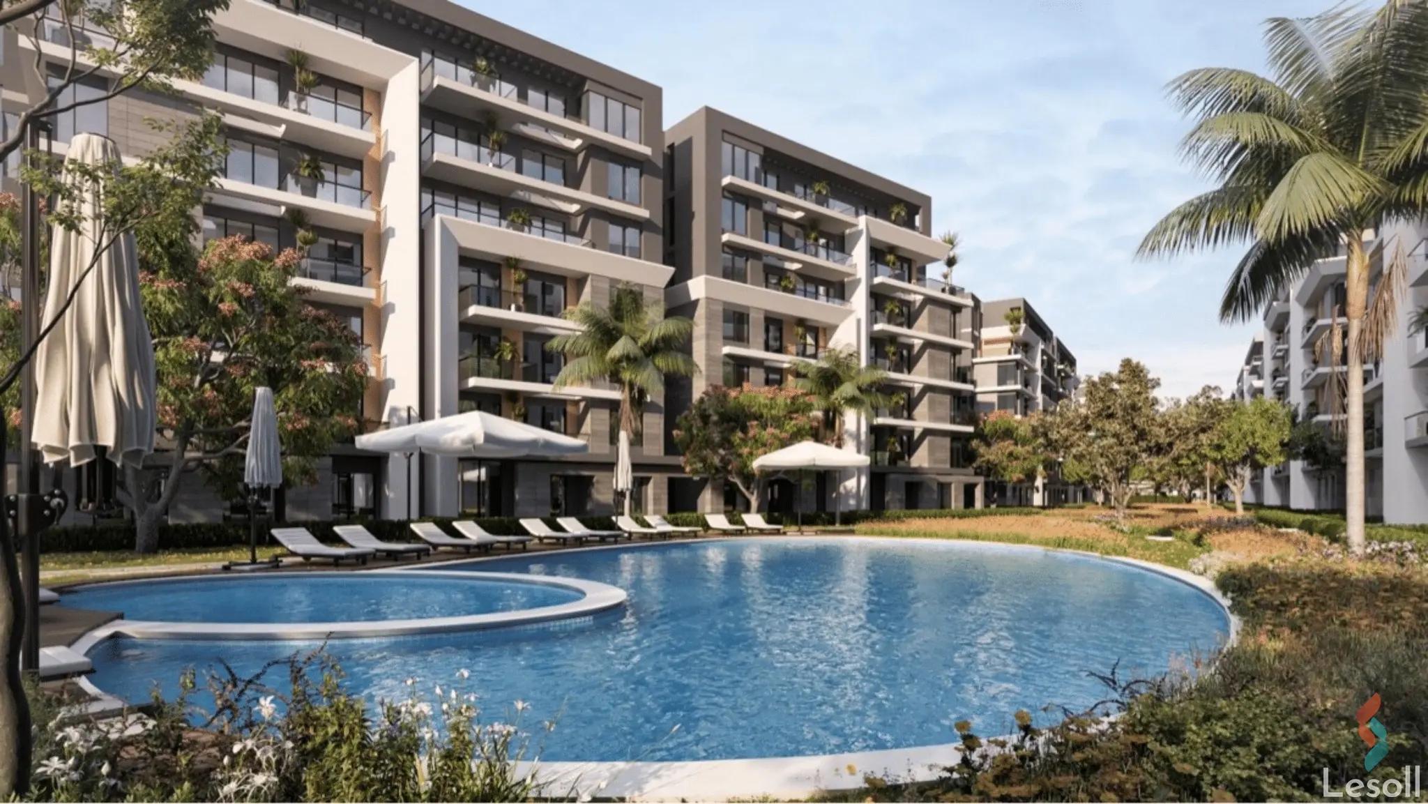 Apartment with garden for sale with an data.area 115 meters and 2 room in 5th Settlement Cairo - Image 2