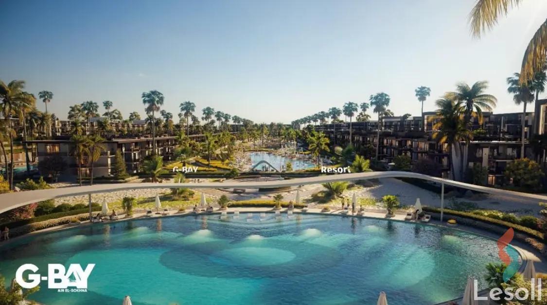 شقق فندقية للبيع بمساحة 65 متر و غرفتان في العين السخنة السويس