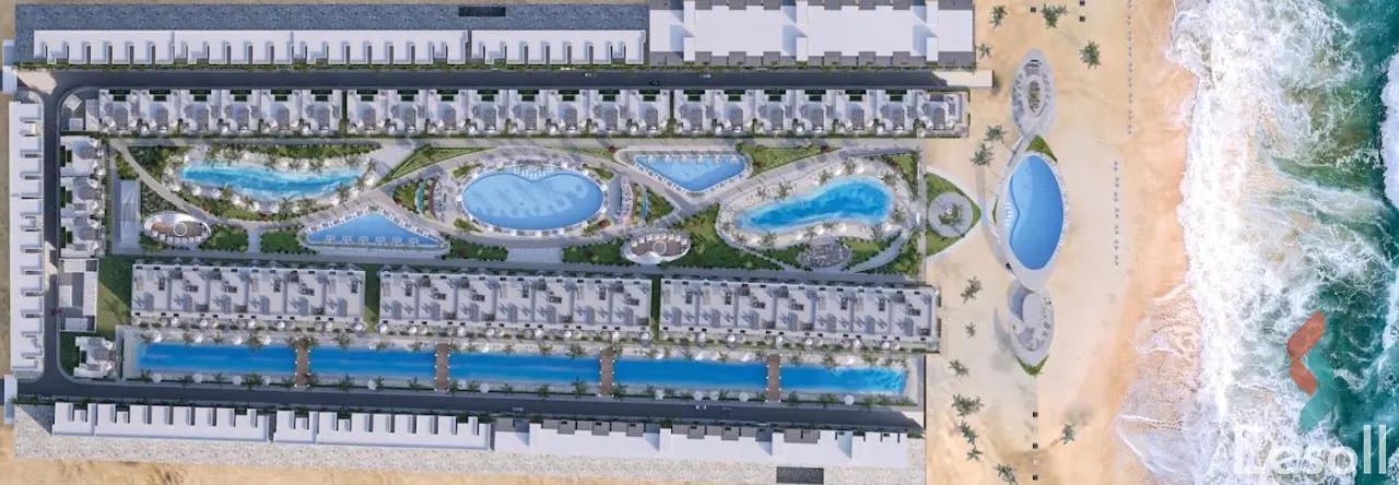 شقق فندقية للبيع بمساحة 65 متر و غرفتان في العين السخنة السويس