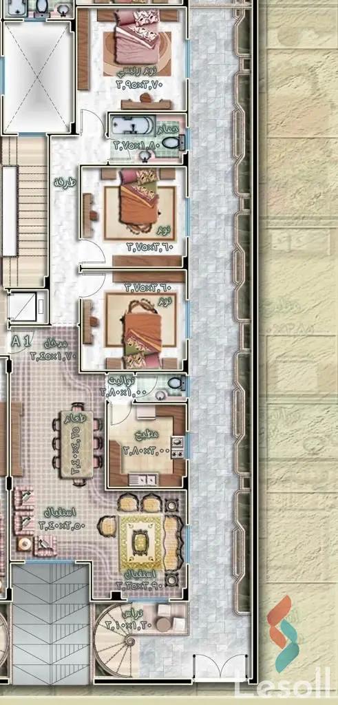 Apartment with garden for sale with an data.area 146 meters and 3 data.rooms in Shorouk Cairo