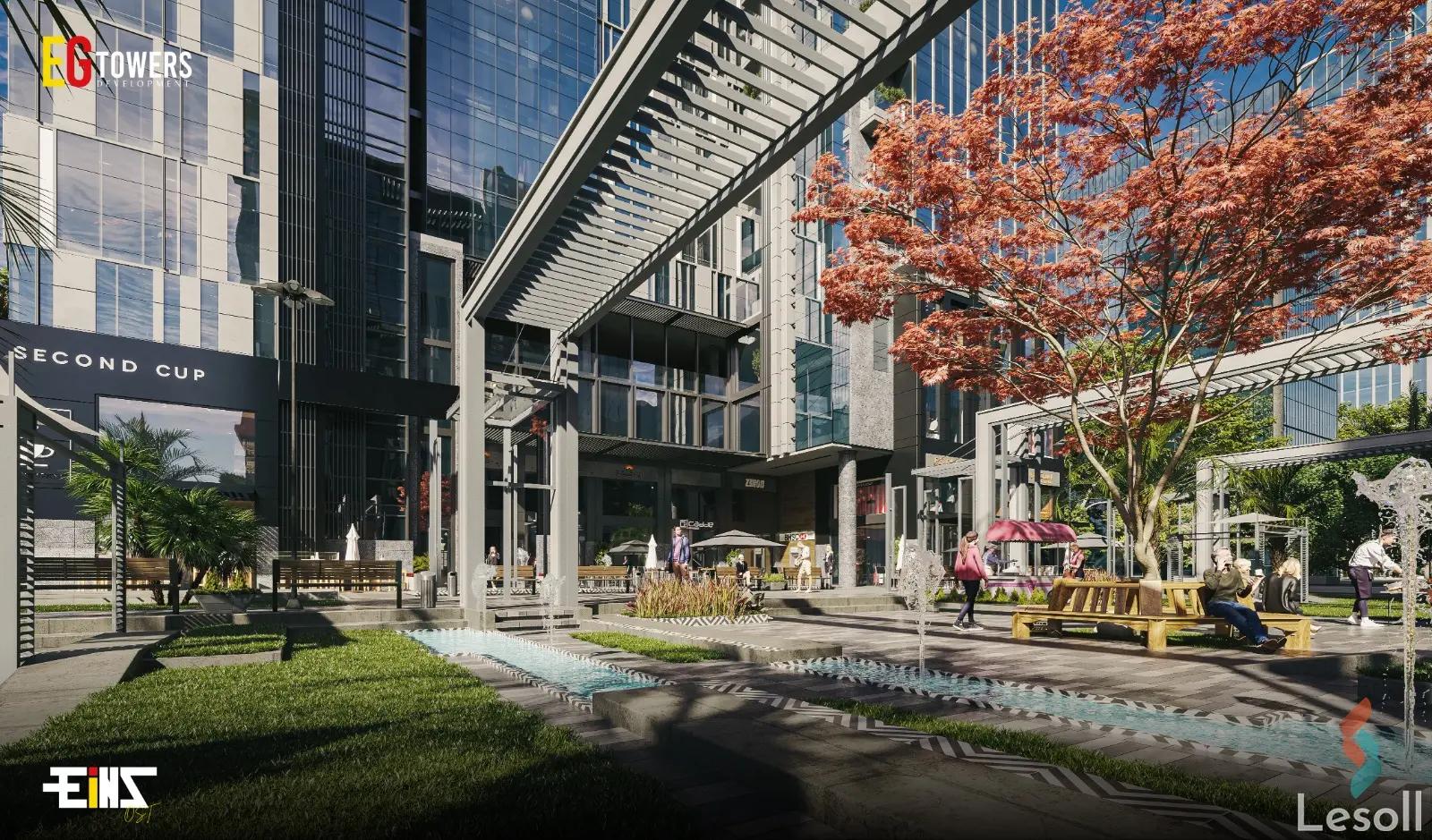 Retail for sale with an area of 10 meters in Capital New Cairo - All Images