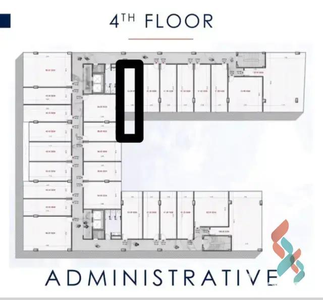 Office for sale with an area of 52 meters in 5th Settlement Cairo