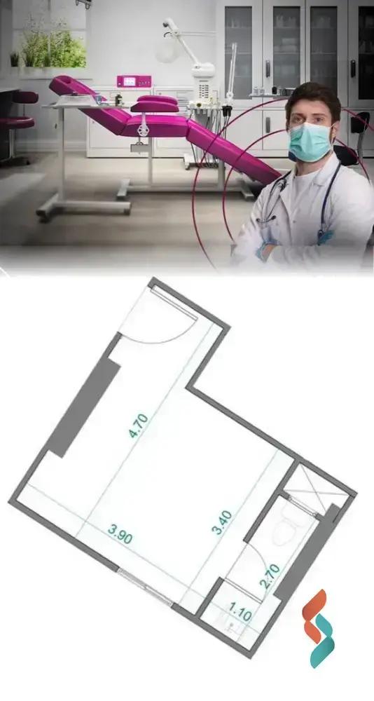 Clinic for sale with an area of 31 meters in Maadi Cairo