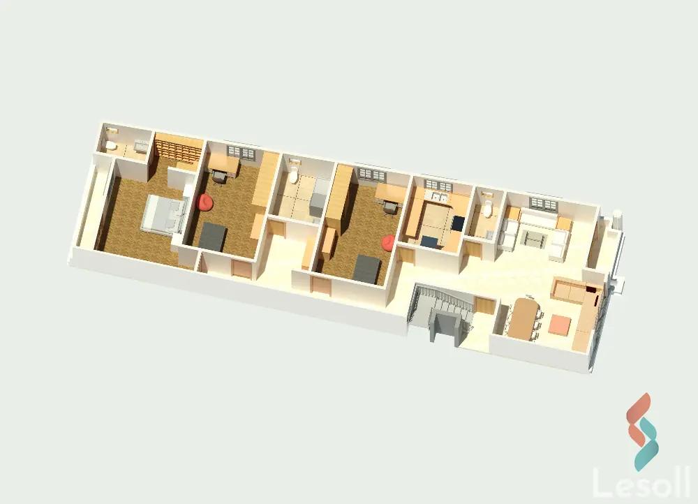 شقة للبيع بمساحة 200 متر و 3 غرف في دمياط الجديدة دمياط - صورة 2