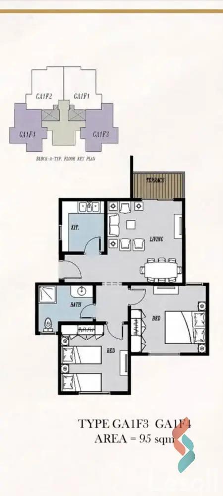 Chalet for sale with an data.area 95 meters and 2 room in Ain Sokhna Suez - Image 2