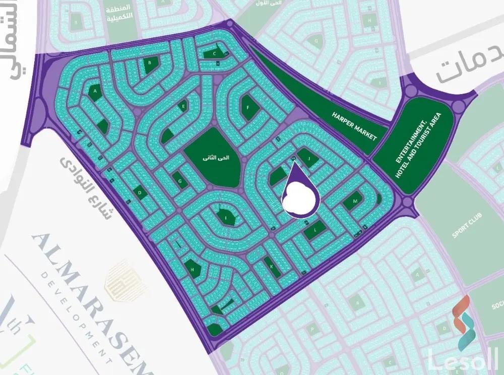 شقة للبيع بمساحة 205 متر و 3 غرف في التجمع الخامس القاهرة - صورة 3