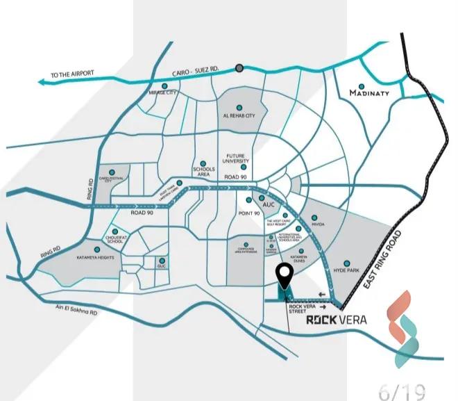 شقة للبيع بمساحة 177 متر و 3 غرف في التجمع الخامس القاهرة - صورة 3