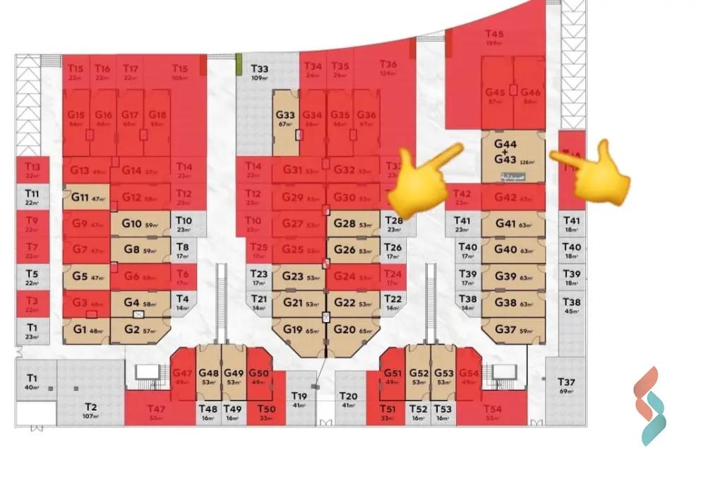 Clinic for sale with an area of 126 meters in Shorouk Cairo