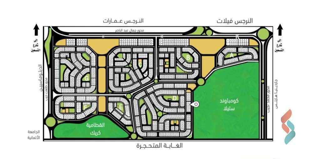 شقة للبيع بمساحة 170 متر و 3 غرف في التجمع الخامس القاهرة - صورة 3