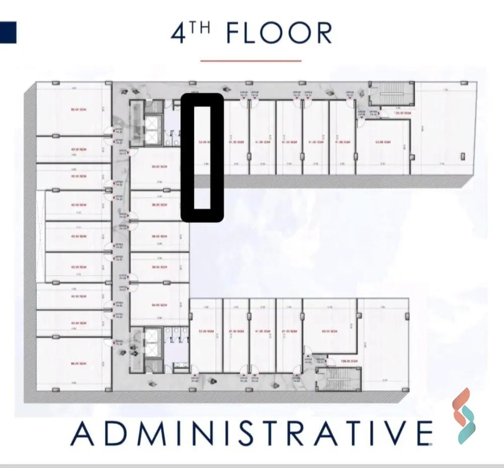 Office for sale with an area of 52 meters in 5th Settlement Cairo