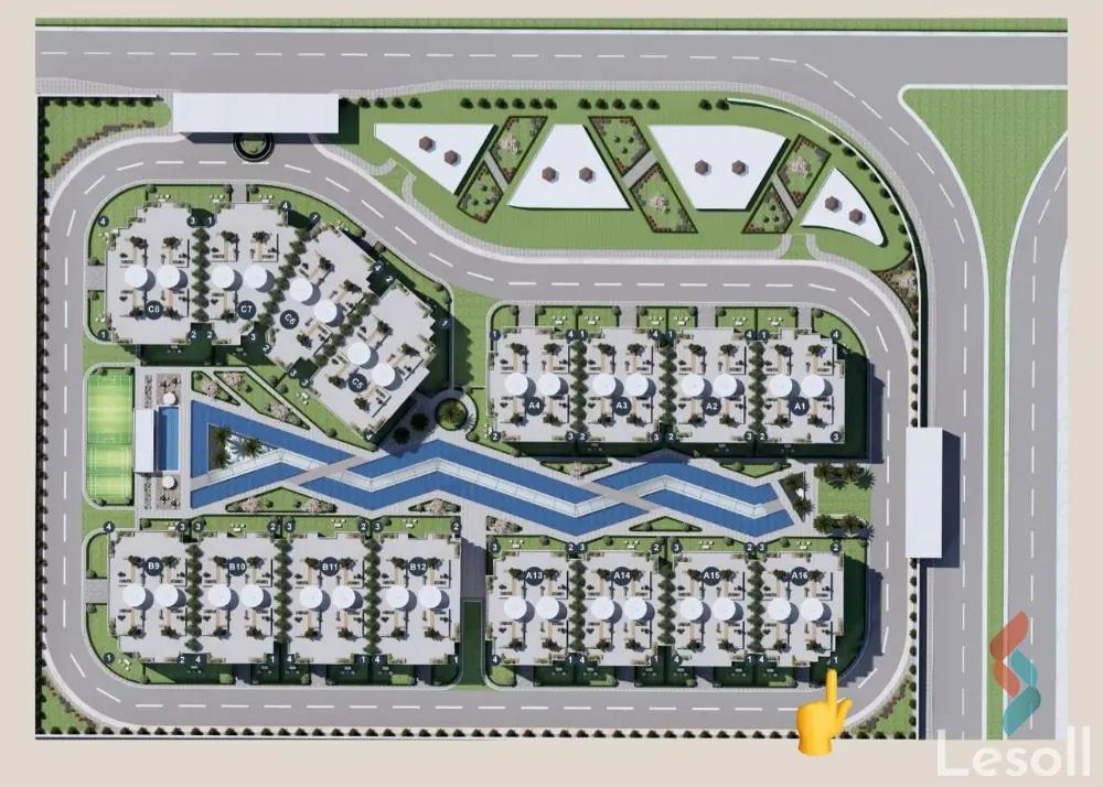 شقة للبيع بمساحة 166 متر و 3 غرف في التجمع الخامس القاهرة - صورة 2