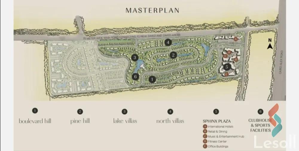 Chalet for sale with an data.area 138 meters and 2 room in Cheikh Zayed Giza