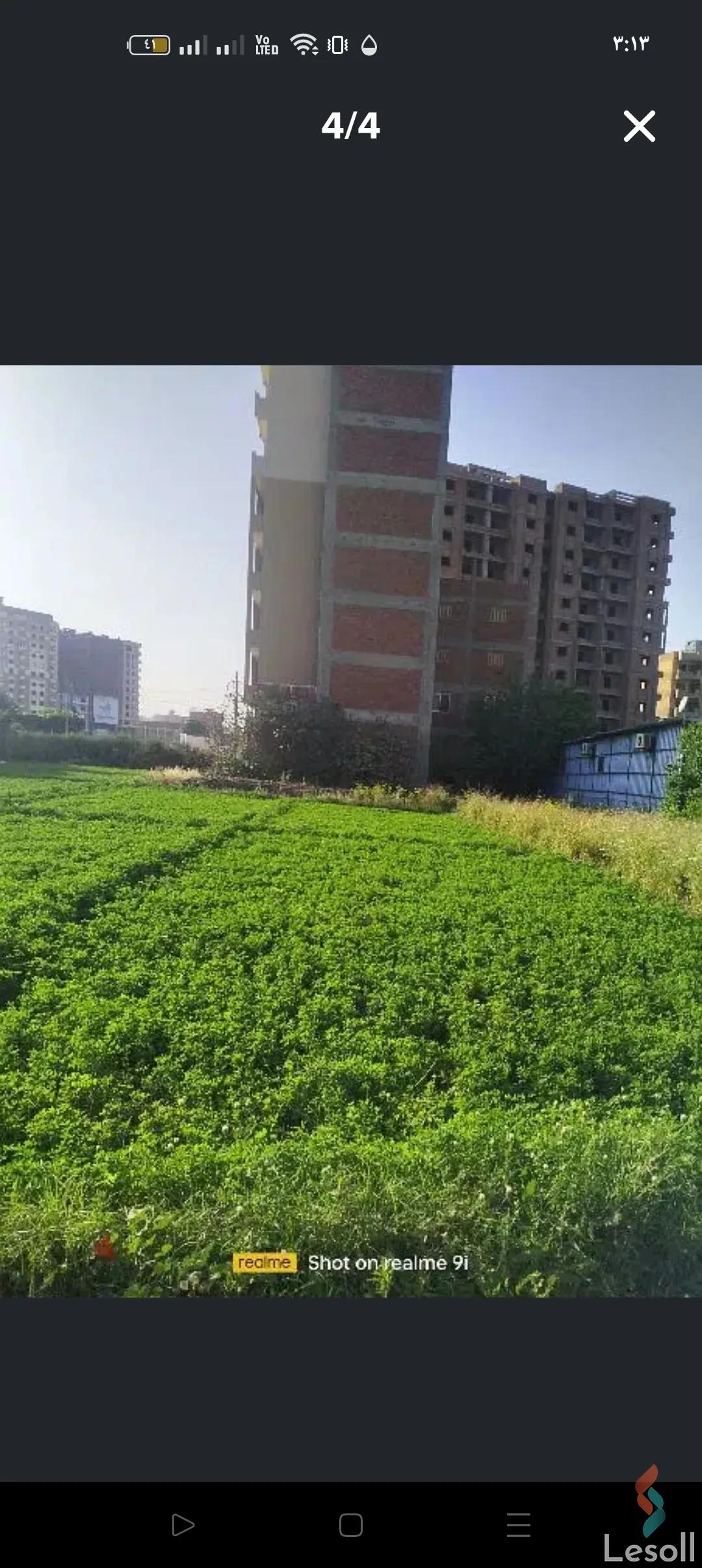 Land building for sale with an area of 309 meters in Shbeen El Koom Menofia