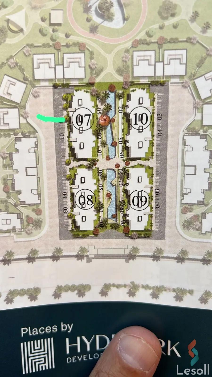 Apartment with garden for sale with an data.area 65 meters and 1 room in October 6 Giza - Image 3