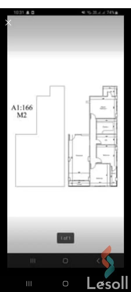 شقة للبيع بمساحة 166 متر و 3 غرف في القاهرة الجديدة القاهرة - صورة 3