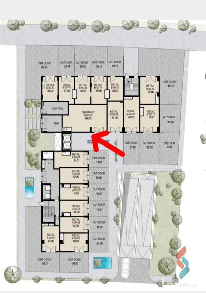 Clinic for sale with an area of 98 meters in Capital New Cairo