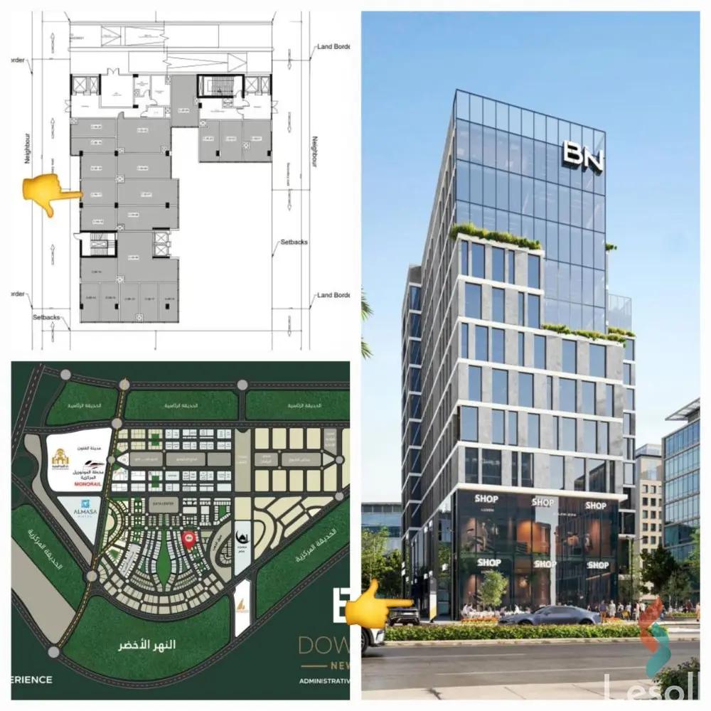 Retail for sale with an area of 35 meters in Capital New Cairo Retail for sale with an area of 35 meters in Capital New Cairo