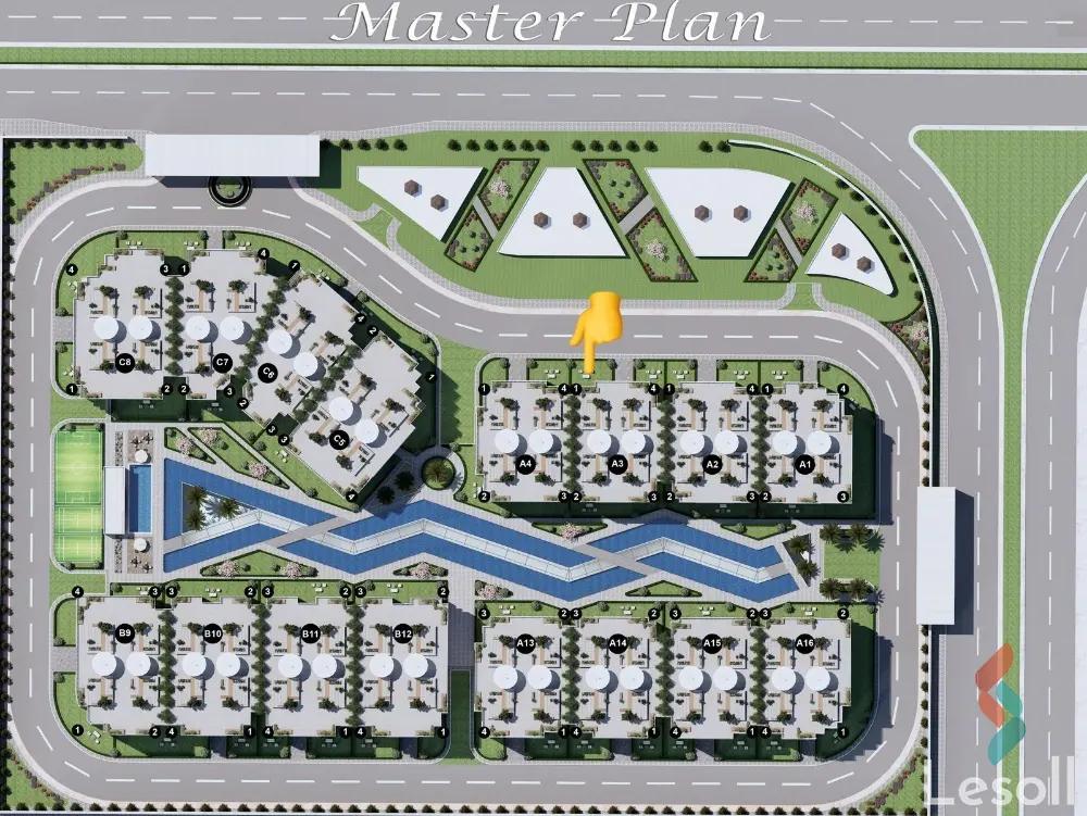 شقة للبيع بمساحة 150 متر و غرفتان في التجمع الخامس القاهرة - صورة 3