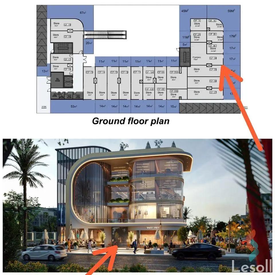 Clinic for sale with an area of 75 meters in New Cairo Cairo