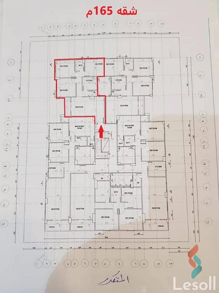 شقة للبيع بمساحة 165 متر و 3 غرف في القاهرة الجديدة القاهرة - الصورة الرئيسية