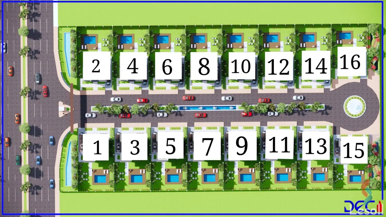فيلا للبيع بمساحة 445 متر و 7 غرف في الشيخ زايد الجيزة