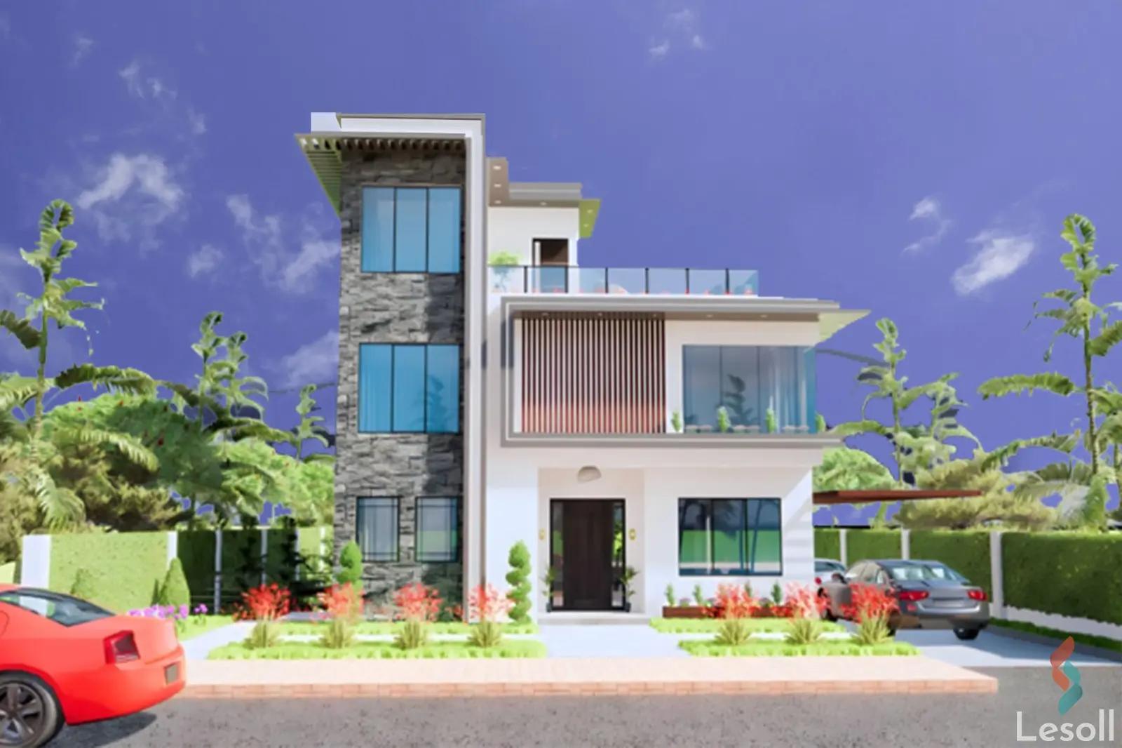 فيلا للبيع بمساحة 445 متر و 7 غرف في الشيخ زايد الجيزة