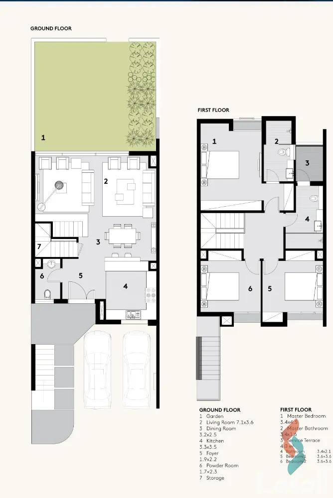 دوبلكس للبيع بمساحة 176 متر و 3 غرف في مدينة الشروق القاهرة