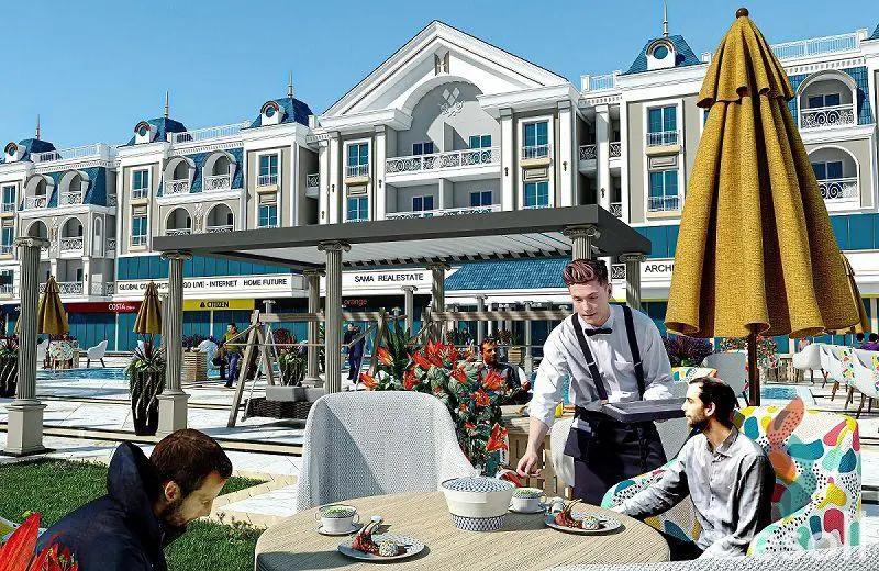 شقق فندقية للبيع بمساحة 90 متر و غرفتان في الغردقة البحر الأحمر