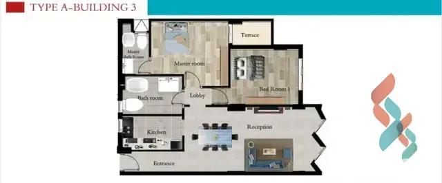 شقة للبيع بمساحة 150 متر و غرفتان في التجمع الخامس القاهرة - صورة 4