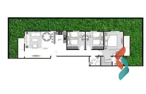 Apartment with garden for sale with an data.area 155 meters and 3 data.rooms in 5th Settlement Cairo - Image 4