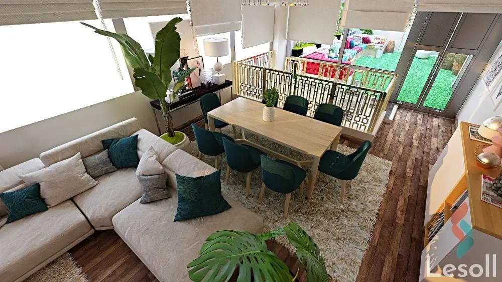 شقة للبيع بمساحة 320 متر و غرفتان في حدائق اكتوبر الجيزة - صورة 2