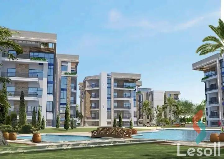 شقة بحديقة للبيع بمساحة 172 متر و 3 غرف في دمياط الجديدة دمياط