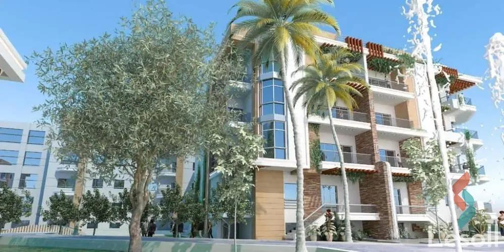 شقة بحديقة للبيع بمساحة 172 متر و 3 غرف في دمياط الجديدة دمياط